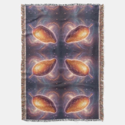 Mango – Tropical Fruit Full of Flavor´8 スローブランケット (正面縦)