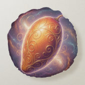 Mango – Tropical Fruit Full of Flavor´8 ラウンドクッション (裏面)