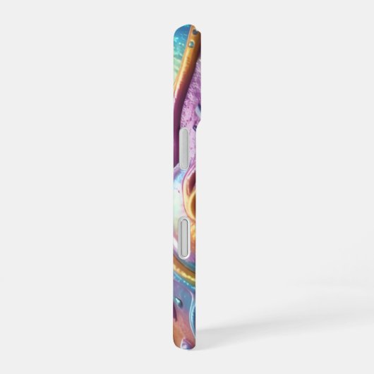 Mango – Tropical Fruit Full of Flavor iPhone 16ケース (右側面)