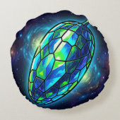  Mango – Tropische Frucht voller Geschmack ラウンドクッション (裏面)