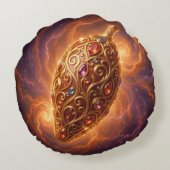 Mango – Tropische Frucht voller Geschmack´11 ラウンドクッション (裏面)