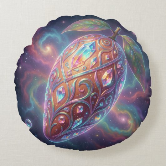 Mango – Tropische Frucht voller Geschmack´3 ラウンドクッション (正面)