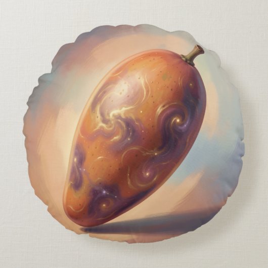 Mango – Tropische Frucht voller Geschmack´4 ラウンドクッション (正面)