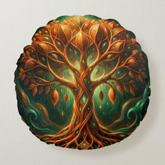 Mango – Tropische Frucht voller Geschmack´6 ラウンドクッション (正面)