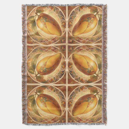 Mango – Tropische Frucht voller Geschmack´8 スローブランケット (正面縦)