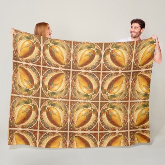 Mango – Tropische Frucht voller Geschmack´8 フリースブランケット (インサイチュ)