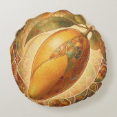 Mango – Tropische Frucht voller Geschmack´8 ラウンドクッション (裏面)