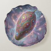 Mango – Tropische Frucht voller Geschmack´9 ラウンドクッション (裏面)