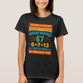 Mangos Mustard 67 Tee Funny Alphabet Code M Meme F Tシャツ (正面)