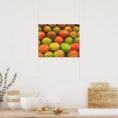 Mangos, Spain, Catalonia, Barcelona, La Boqueria ポスター (キッチン)