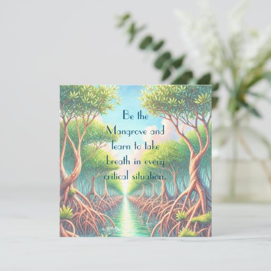 Mangrove & Quote Card (スタンド正面)