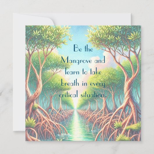 Mangrove & Quote Card (正面)