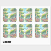 Mangrove & Quote Card スクエアシール (シート)