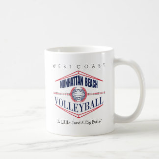 Manhattan Beachのバレーボールのギフト コーヒーマグカップ