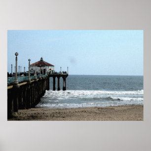 Manhattan Beach 36 x 24ポスターの春 ポスター