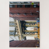 Manhattan Bridge at Sunset ジグソーパズル (縦)