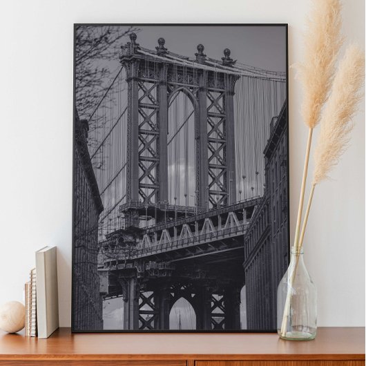 Manhattan Bridge, Dumbo, Brooklyn NYC Photograph  ポスター