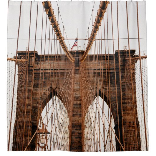 MANHATTAN BRIDGE NEW YORK シャワーカーテン (正面)