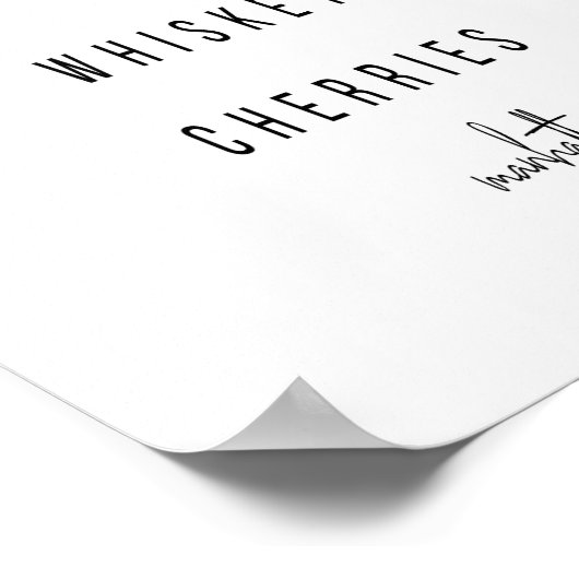 Manhattan Cocktail Recipe ポスター (角)