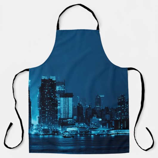 Manhattan midtown skyscrapers and New York City sk エプロン (正面)