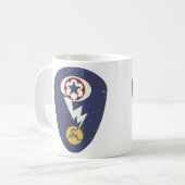 Manhattan Project Insignia Los Alamos, Nuclear WW2 コーヒーマグカップ (正面左)