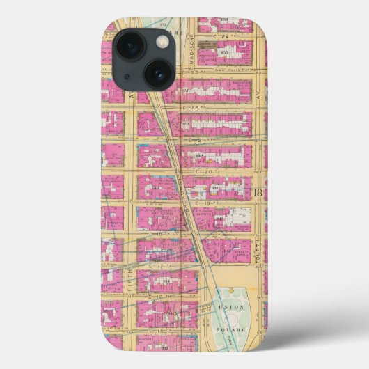 Manhatten、ニューヨーク12 Case-Mate iPhoneケース (裏面)