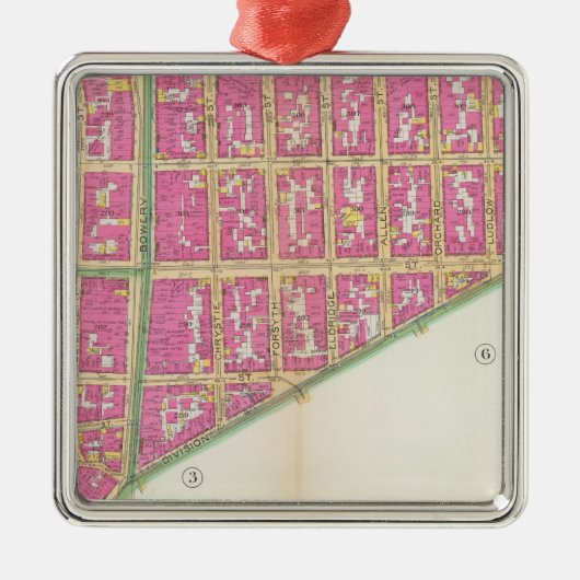 Manhatten、ニューヨーク20 メタルオーナメント (正面)