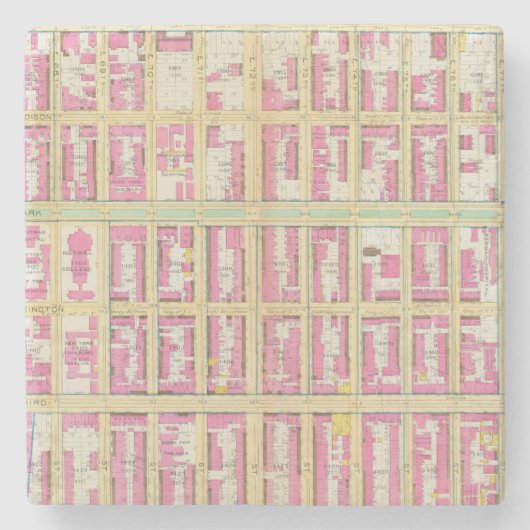 Manhatten、ニューヨーク3 ストーンコースター (正面)