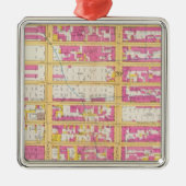 Manhatten、ニューヨーク4 メタルオーナメント (正面)