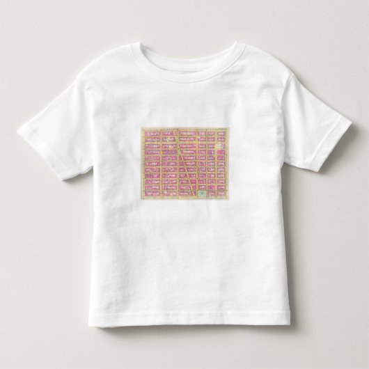 Manhatten、ニューヨーク7 トドラーTシャツ (正面)