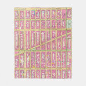 Manhatten、ニューヨーク7 フリースブランケット (正面)