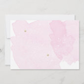 Mani-Pedi Party Manicure and Pedicure Bow Birthday 招待状 (裏面)