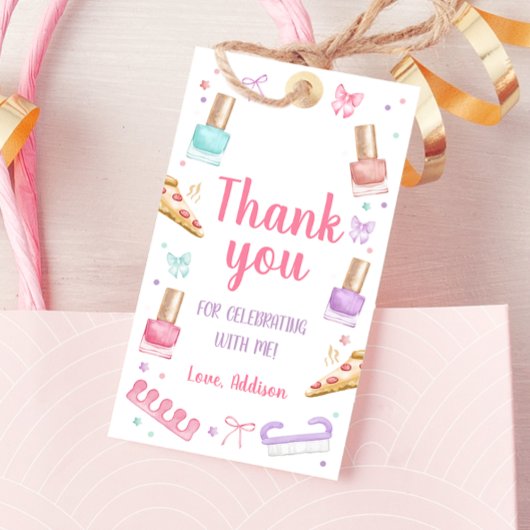 Mani-Pedi Party Manicure Pedicure Nail Polish ギフトタグ