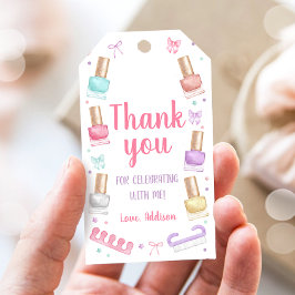 Mani-Pedi Party Manicure Pedicure Nail Polish ギフトタグ