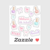 Mani-Pedi Party Manicure Pedicure Nail Polish シール (シート)