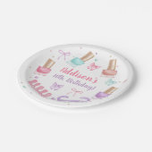 Mani-Pedi Party Manicure Pedicure Nail Polish ペーパープレート (アングル)