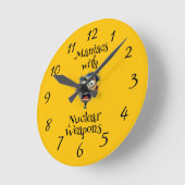 Maniacs Clock ラウンド壁時計 (傾斜)