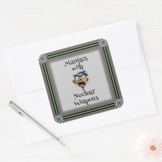 Maniacs Sticker スクエアシール (封筒)