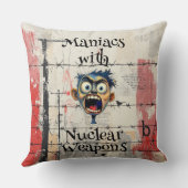 Maniacs Throw Pillow クッション (裏面)