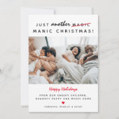 Manic おもしろい Christmasの写真 シーズンカード (正面)