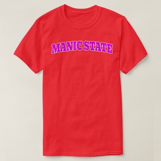 MANIC STATE Tシャツ (デザイン正面)