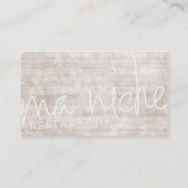 MaNiche - Jada 名刺 (裏面)