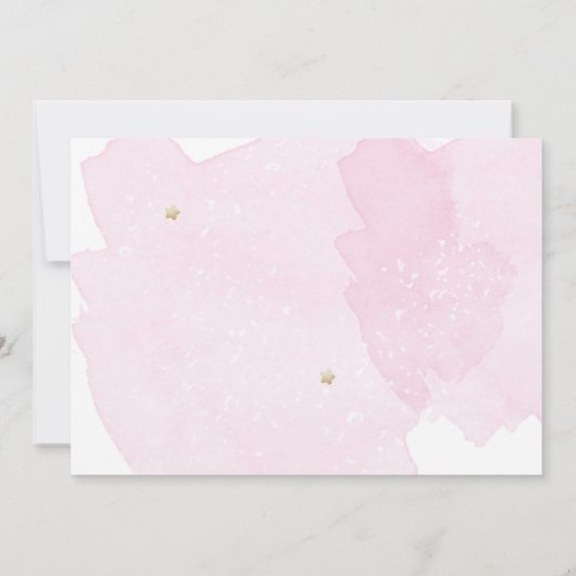 Manicure and Pedicure Bow Mani-Pedi Party Birthday 招待状 (裏面)