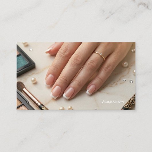 Manicure artist  名刺 (正面)