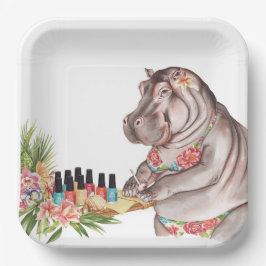 Manicure Coastal Beauty by Hippo Staff  ペーパープレート