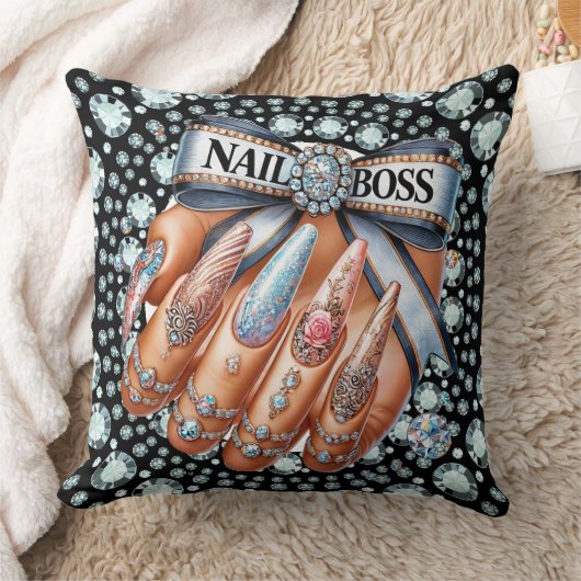 Manicure NAIL BOSS - See Back .  クッション (ブランケット)