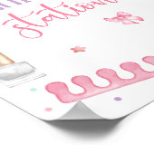 Manicure Station Mani-Pedi Party Pedicure Spa Girl ポスター (角)