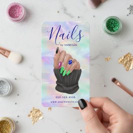 Manicurist Artist Nail Art Studio Stylish Opal 名刺
