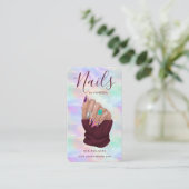 Manicurist Artist Nail Art Studio Stylish Opal 名刺 (スタンド正面)