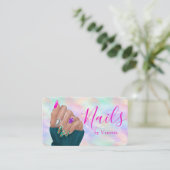 Manicurist Artist Opal Iridescent Nail Art Chic 名刺 (スタンド正面)